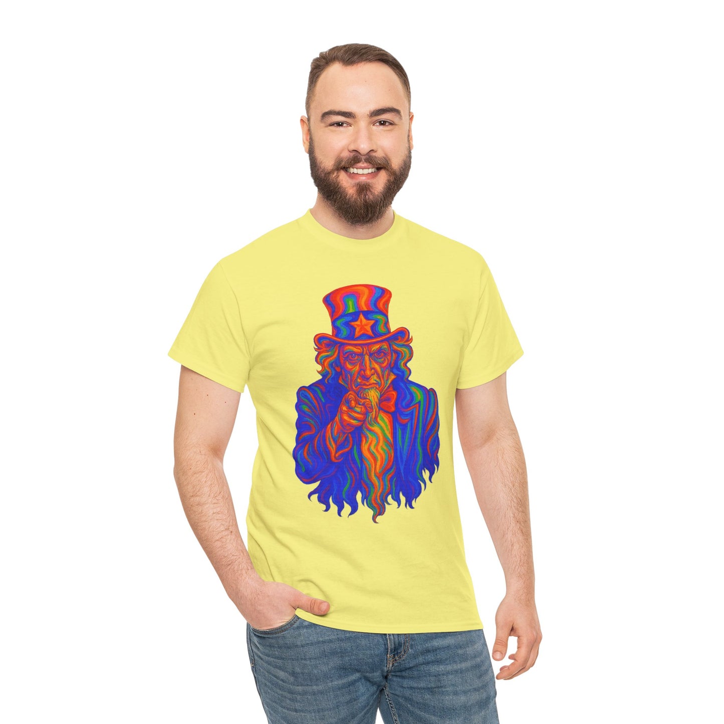 Psychedelic Uncle Sam T-Shirt