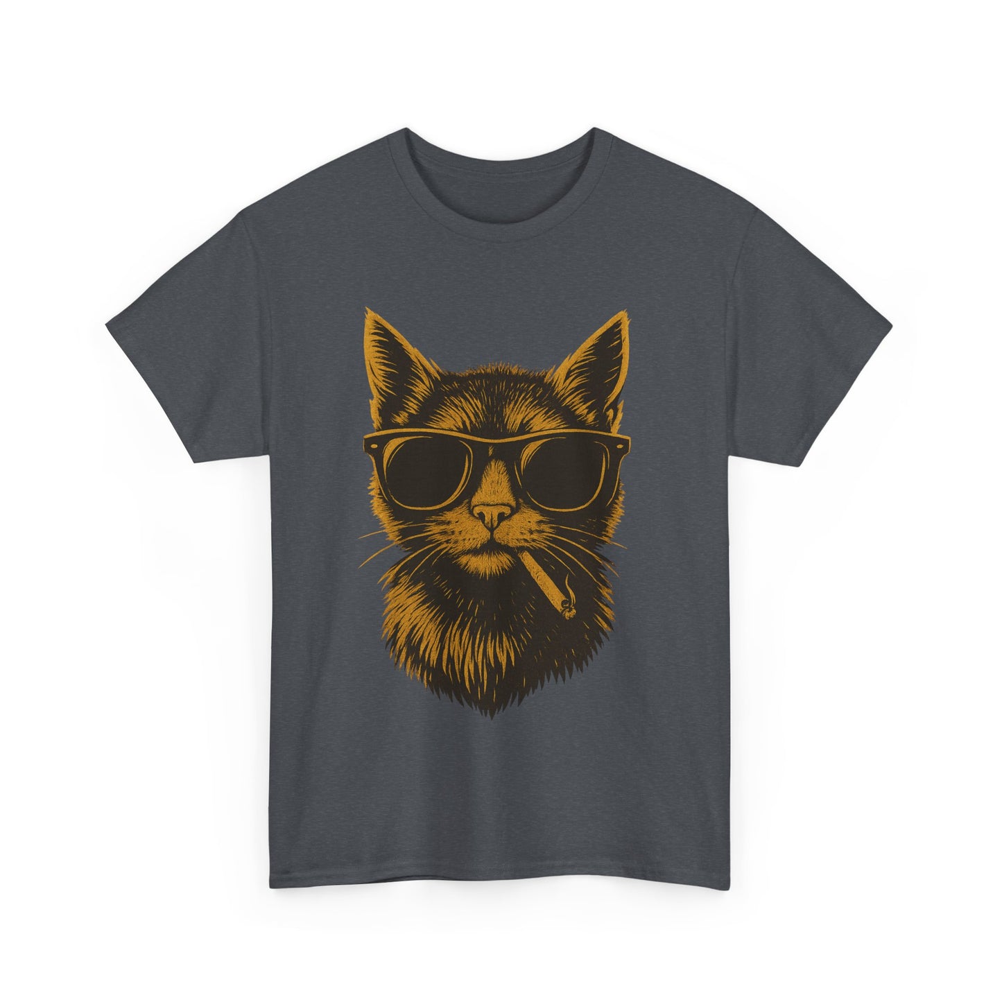 Cool Smoking Cat T-Shirt
