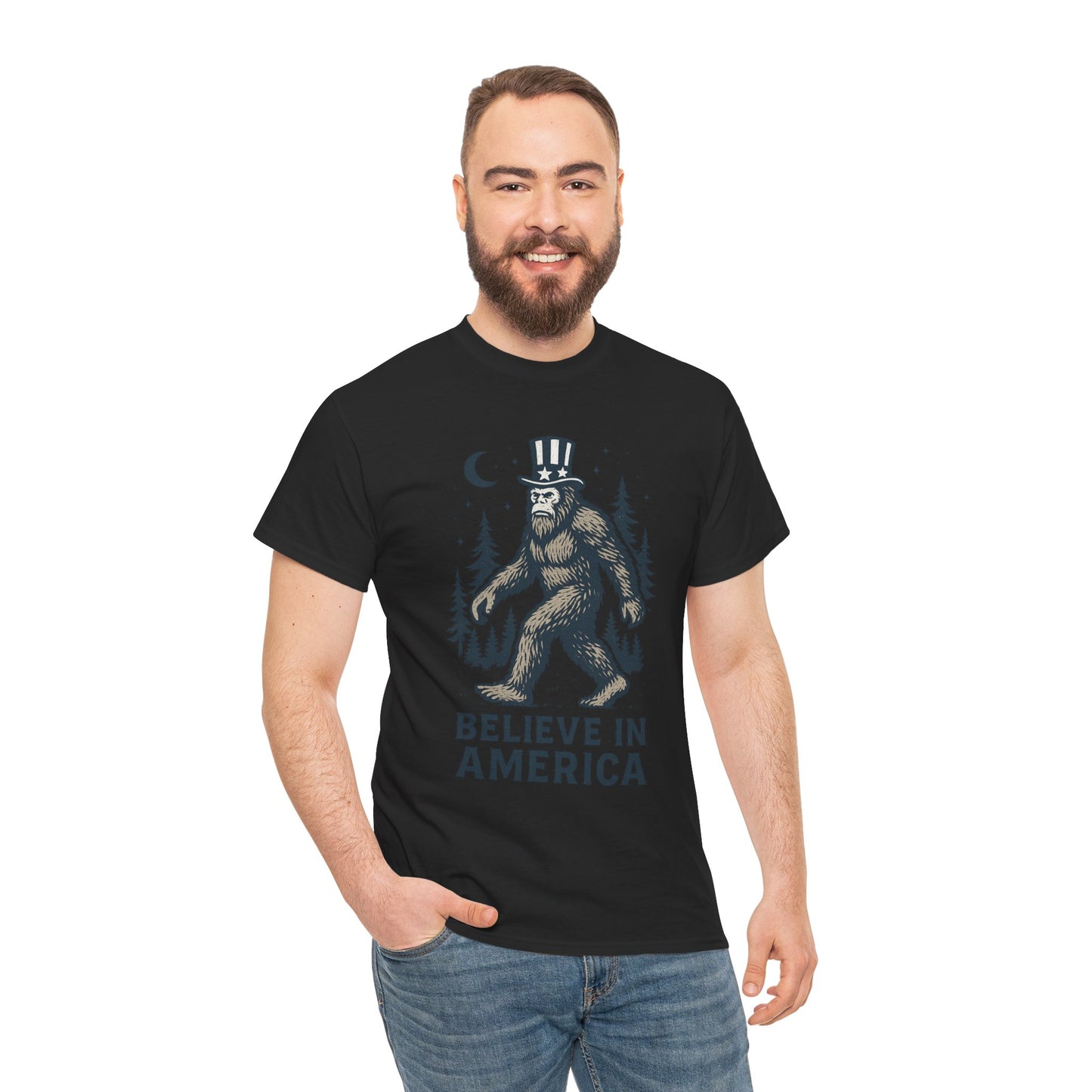 Believe in America Bigfoot T-Shirt