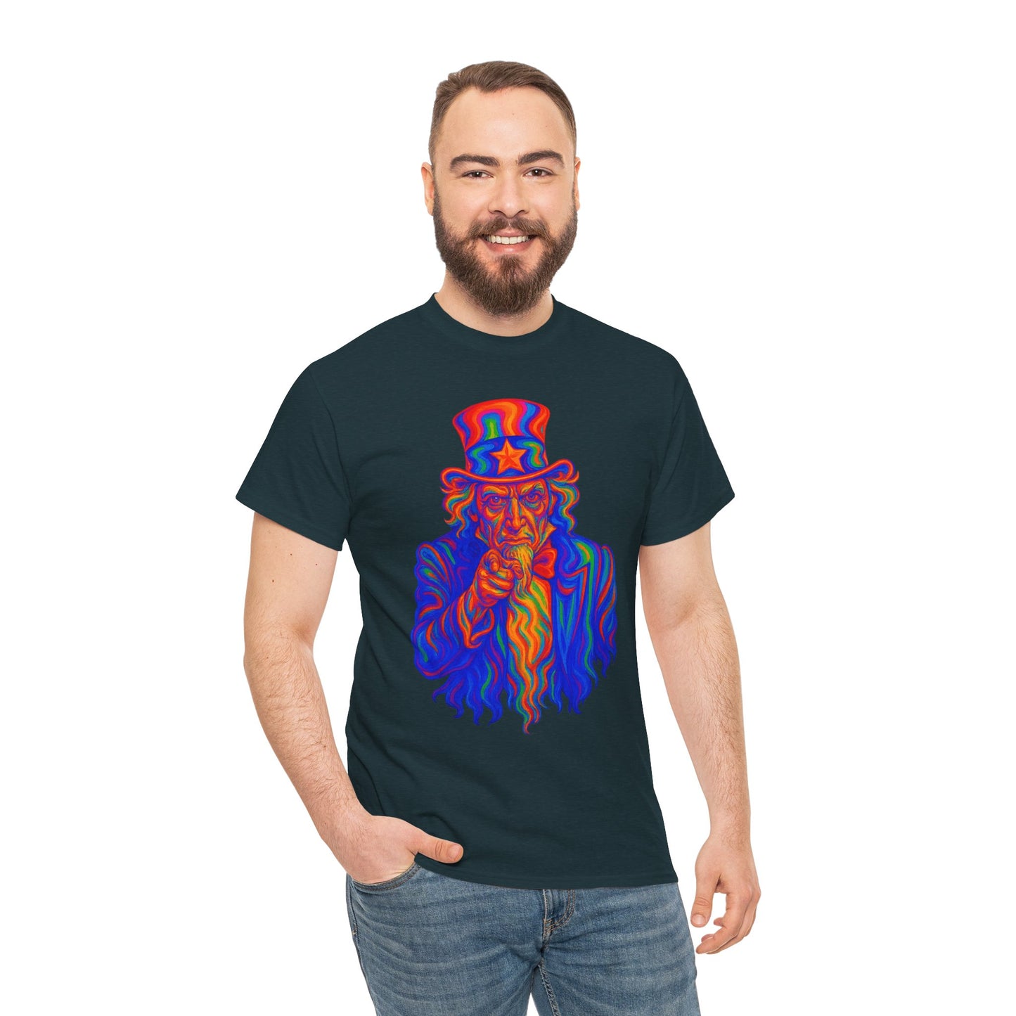 Psychedelic Uncle Sam T-Shirt