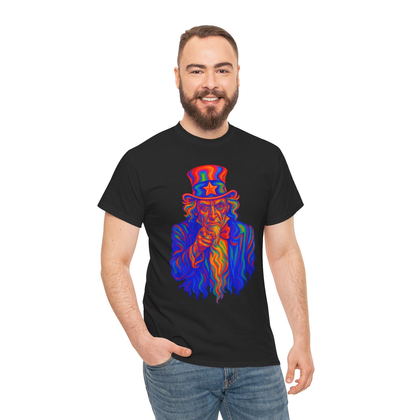 Psychedelic Uncle Sam T-Shirt