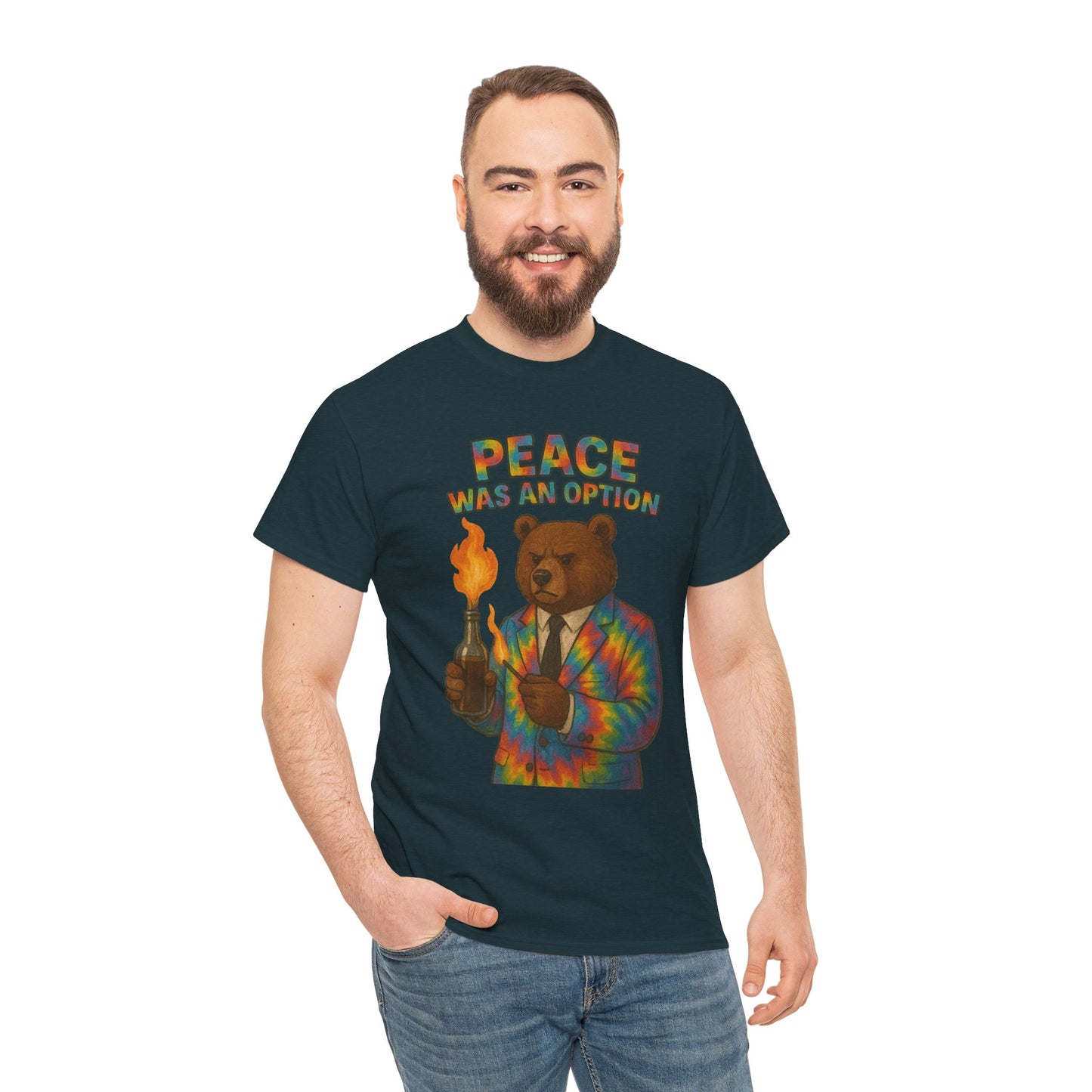 Peace Was an Option Bear T-Shirt