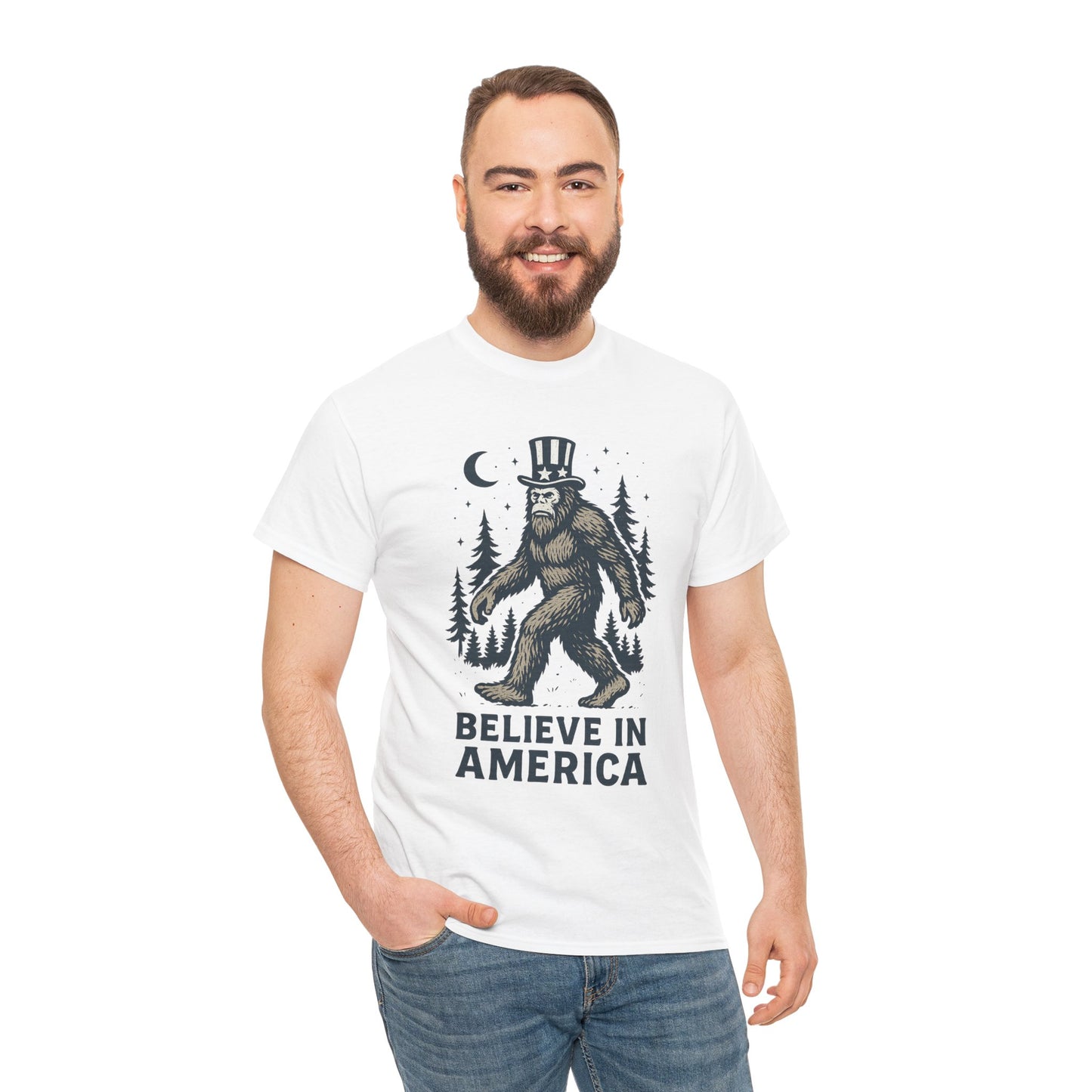Believe in America Bigfoot T-Shirt