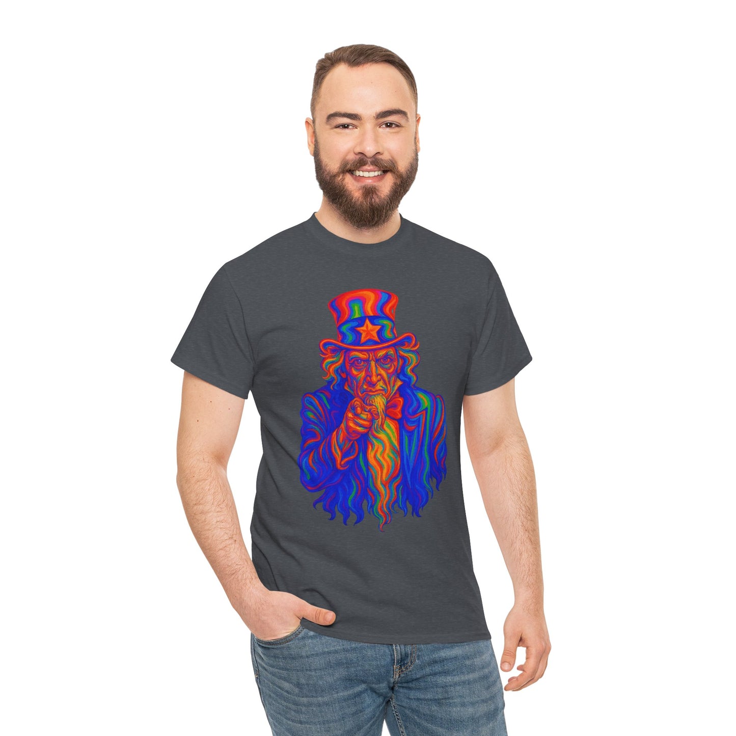 Psychedelic Uncle Sam T-Shirt