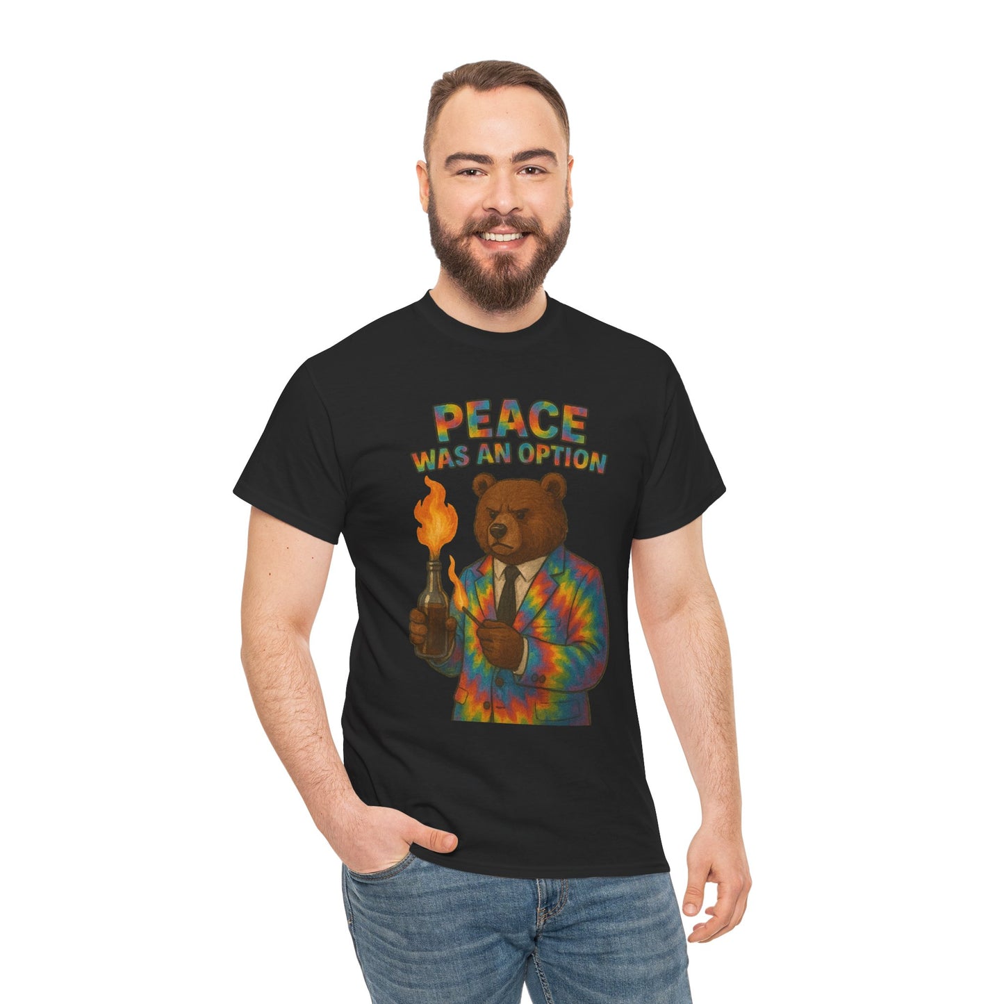 Peace Was an Option Bear T-Shirt