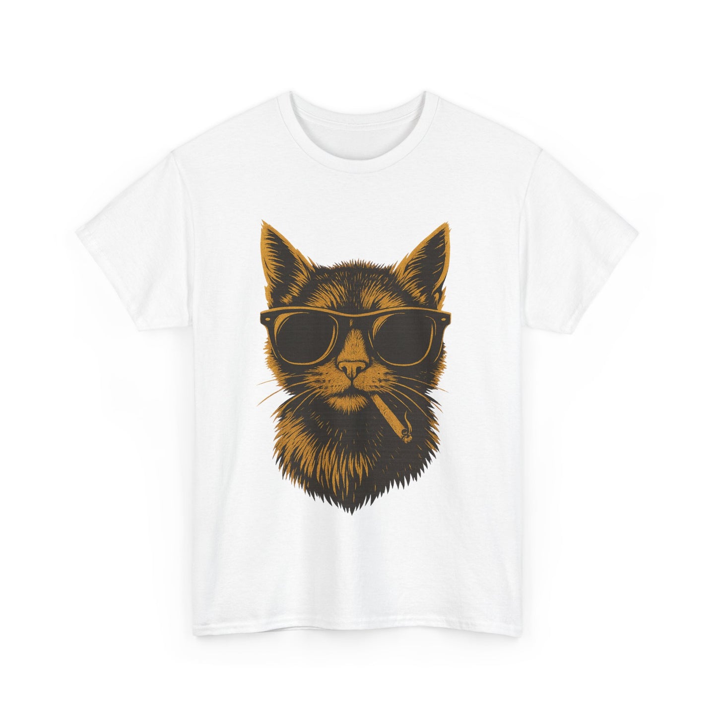Cool Smoking Cat T-Shirt