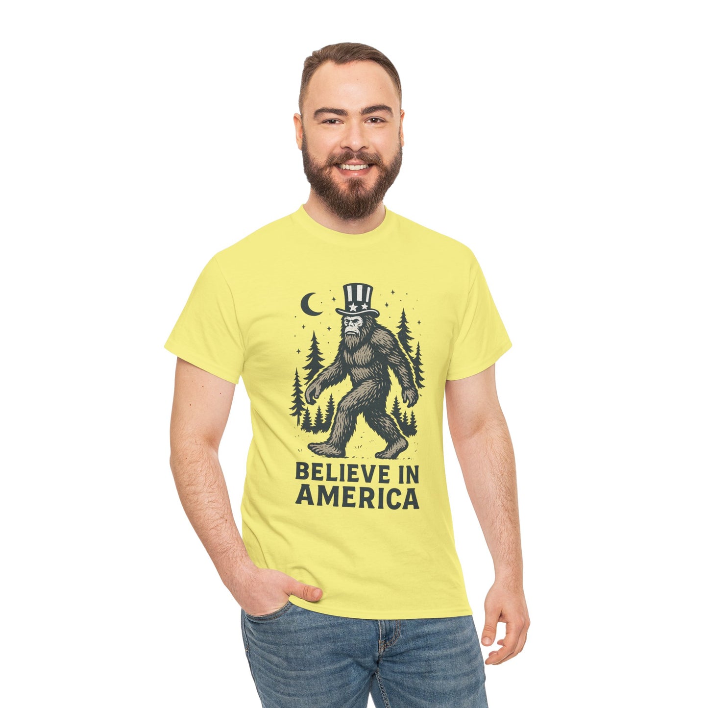 Believe in America Bigfoot T-Shirt
