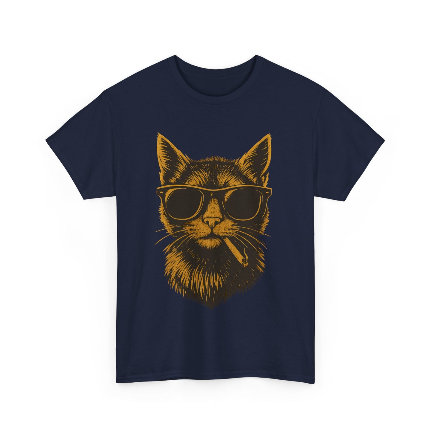 Cool Smoking Cat T-Shirt