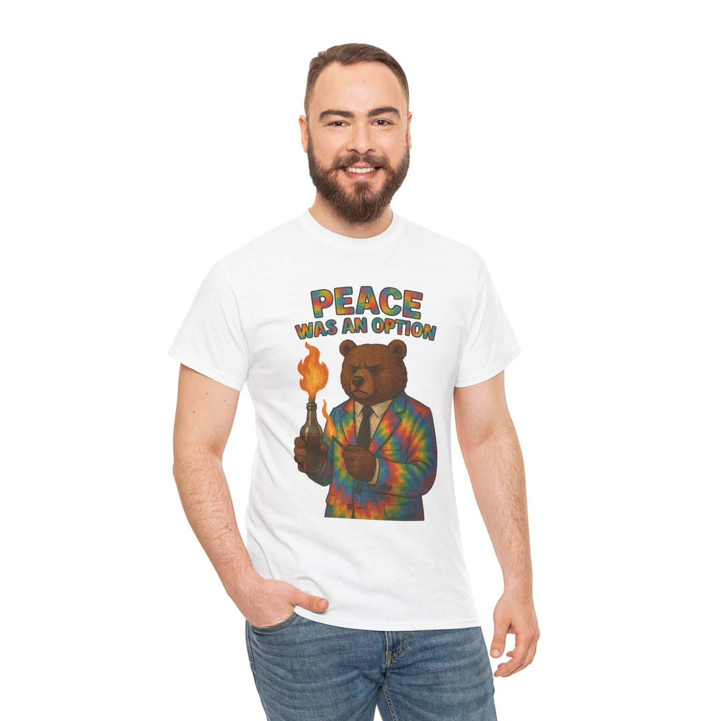 Peace Was an Option Bear T-Shirt