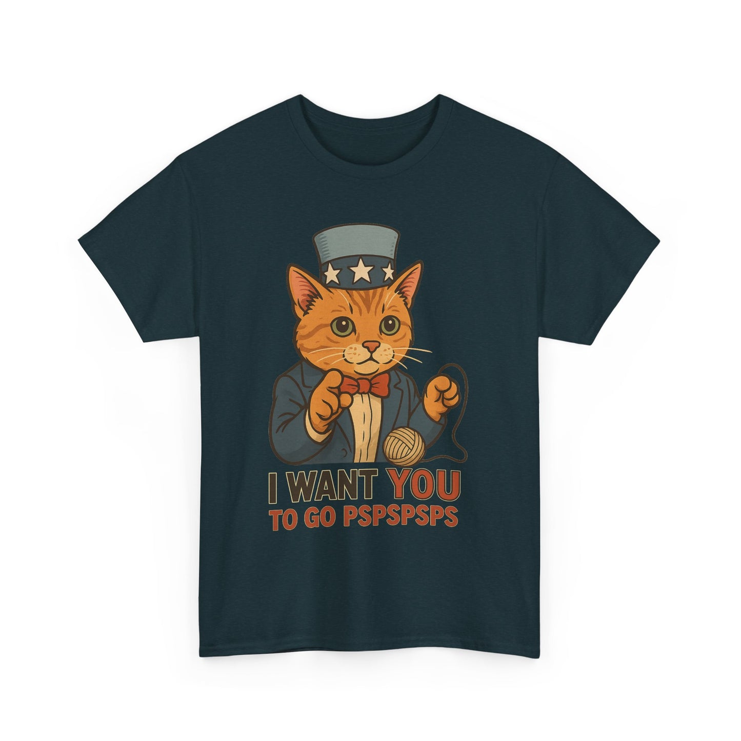 Uncle Sam Cat T-Shirt