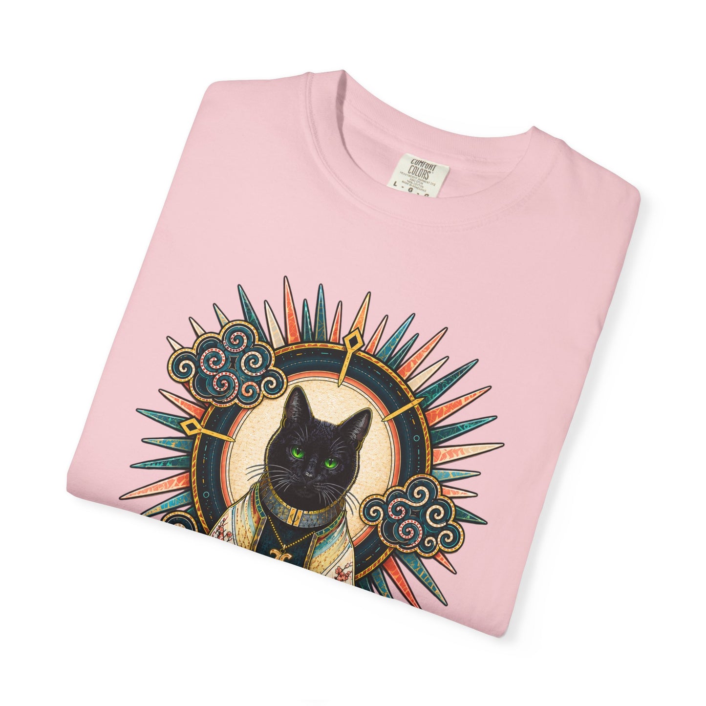 Mystic Black Cat T-Shirt — Occult Illustration Tee