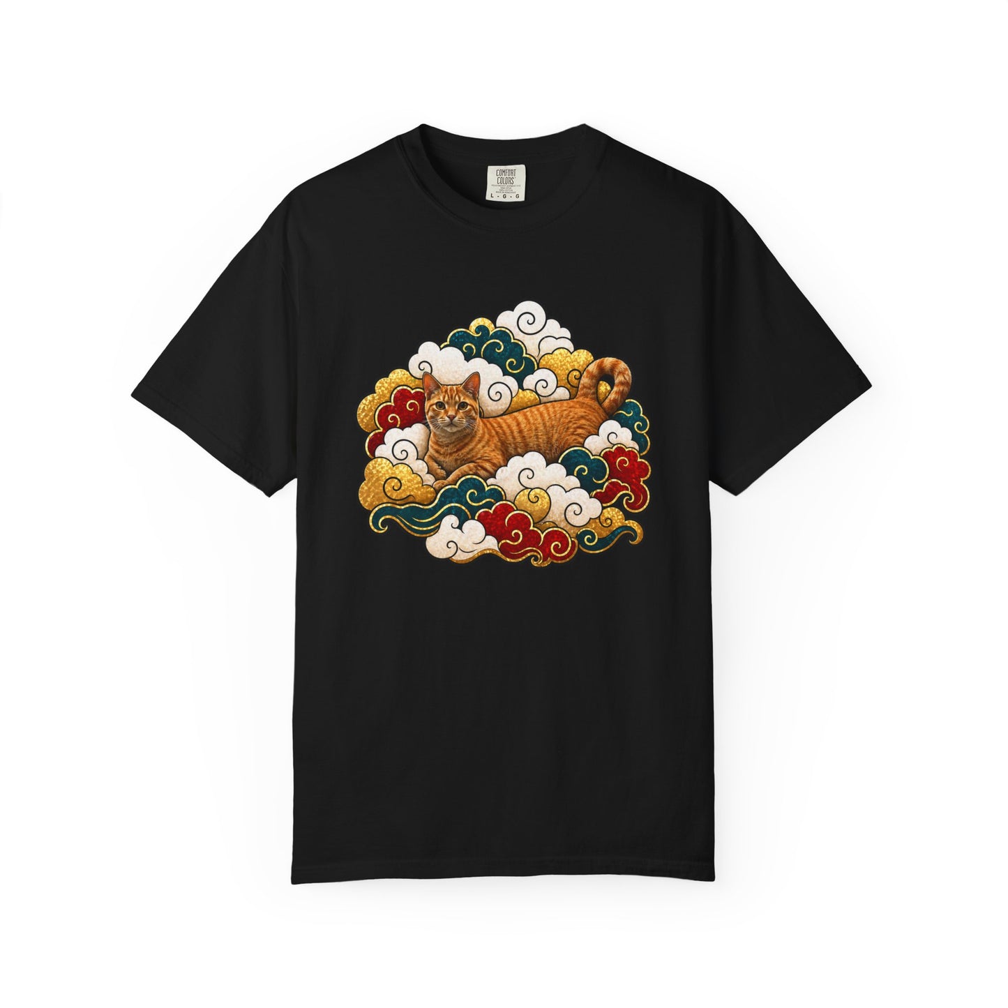 Tiger Cloud Tee — Vintage Asian-Inspired Tiger Art T-Shirt
