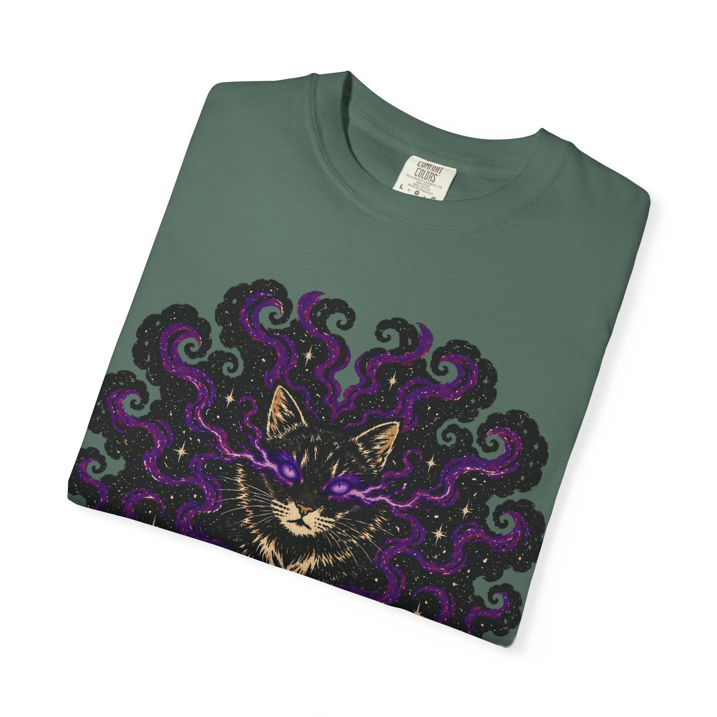 Astrological Mystic Portrait T-Shirt — 'Zora' Celestial Art Tee