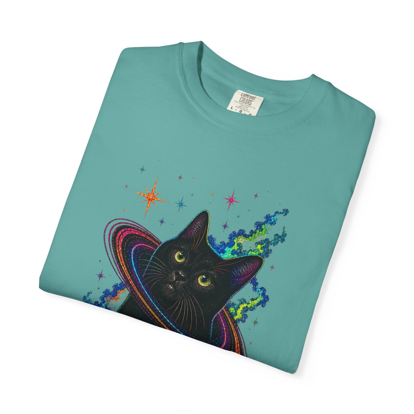 Cosmic Cat Planet T-Shirt