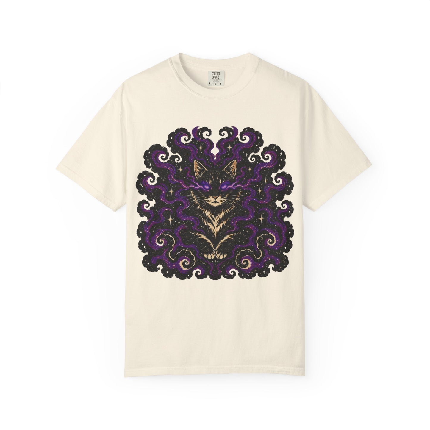 Astrological Mystic Portrait T-Shirt — 'Zora' Celestial Art Tee