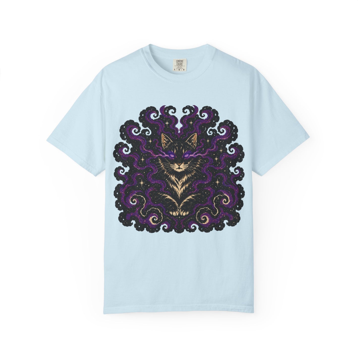 Astrological Mystic Portrait T-Shirt — 'Zora' Celestial Art Tee