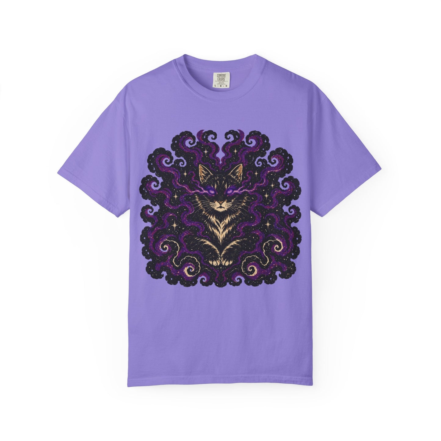 Astrological Mystic Portrait T-Shirt — 'Zora' Celestial Art Tee