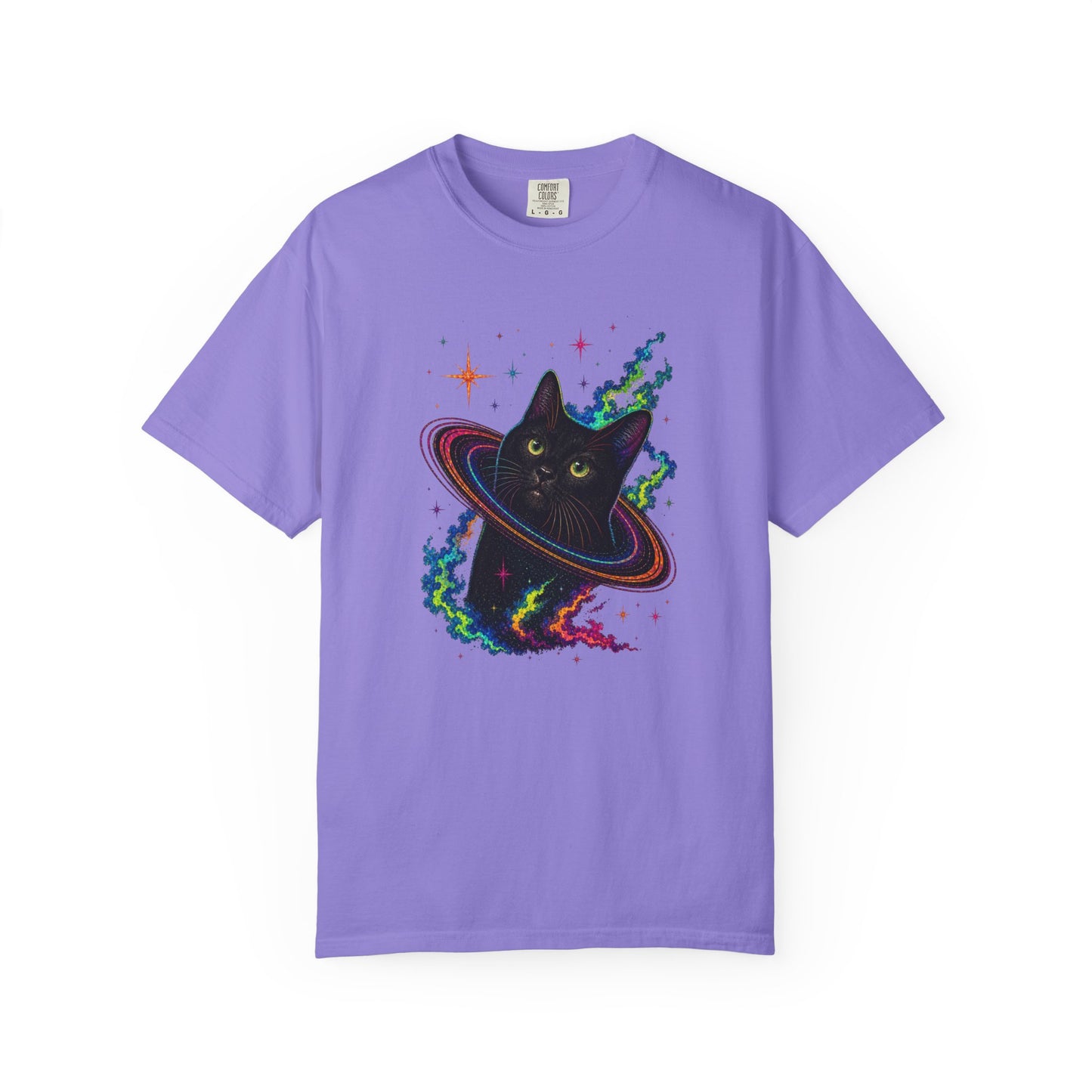 Cosmic Cat Planet T-Shirt