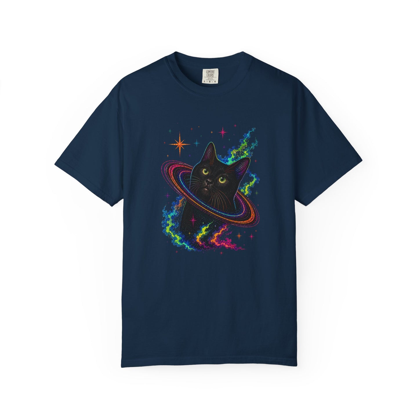 Cosmic Cat Planet T-Shirt