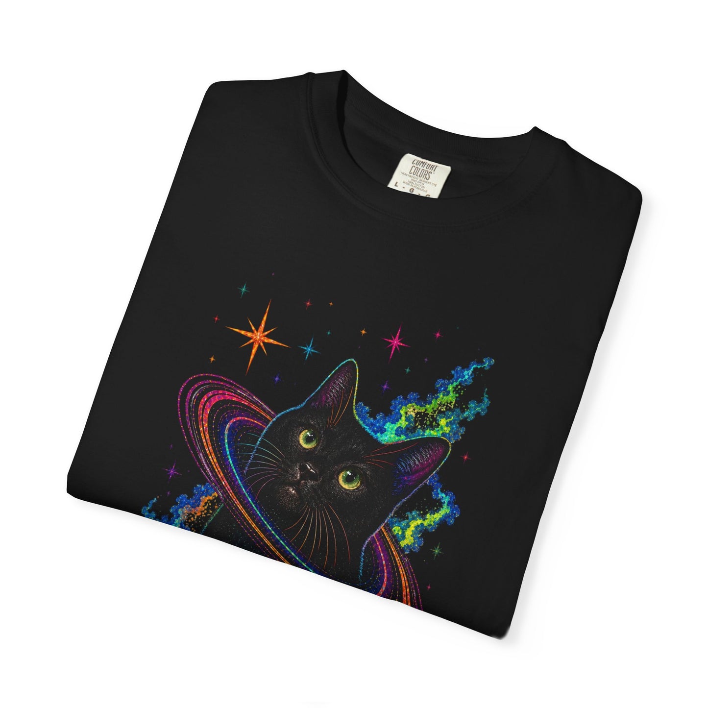 Cosmic Cat Planet T-Shirt