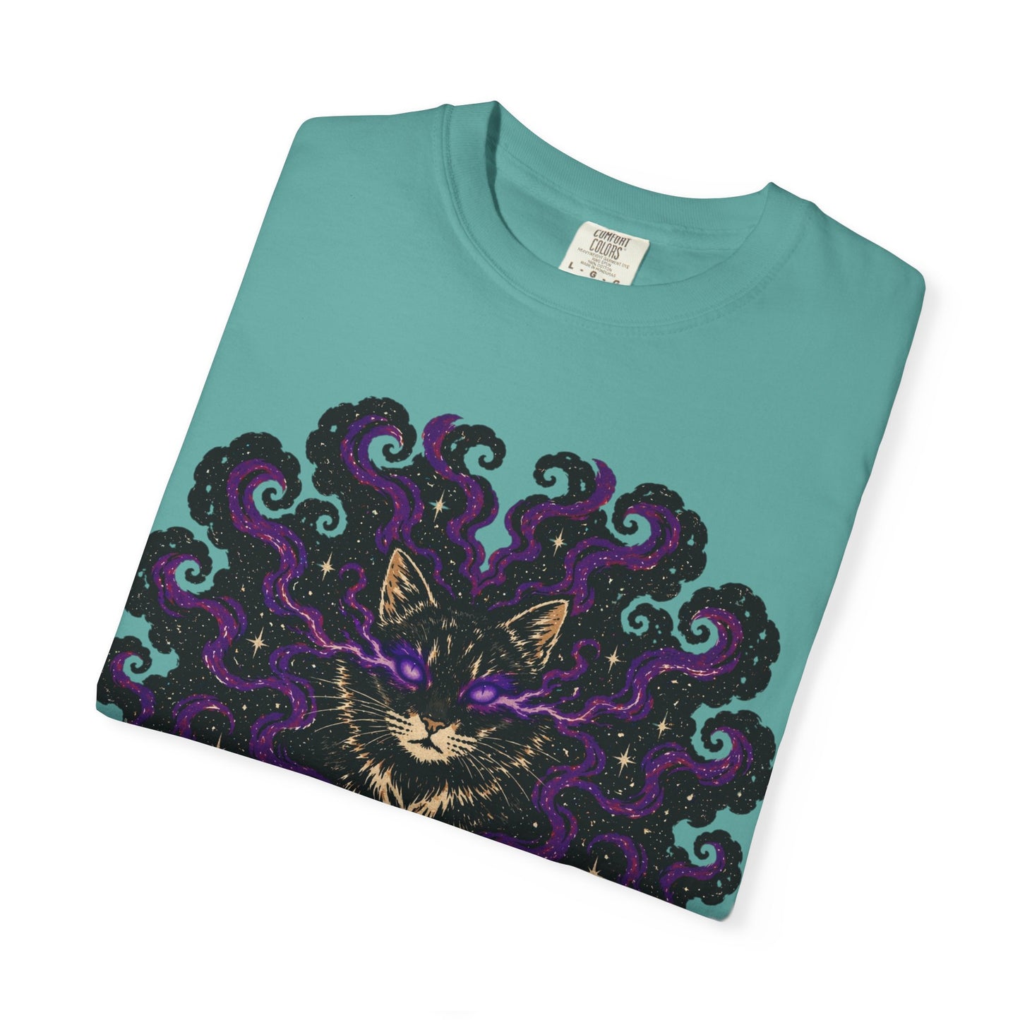 Astrological Mystic Portrait T-Shirt — 'Zora' Celestial Art Tee