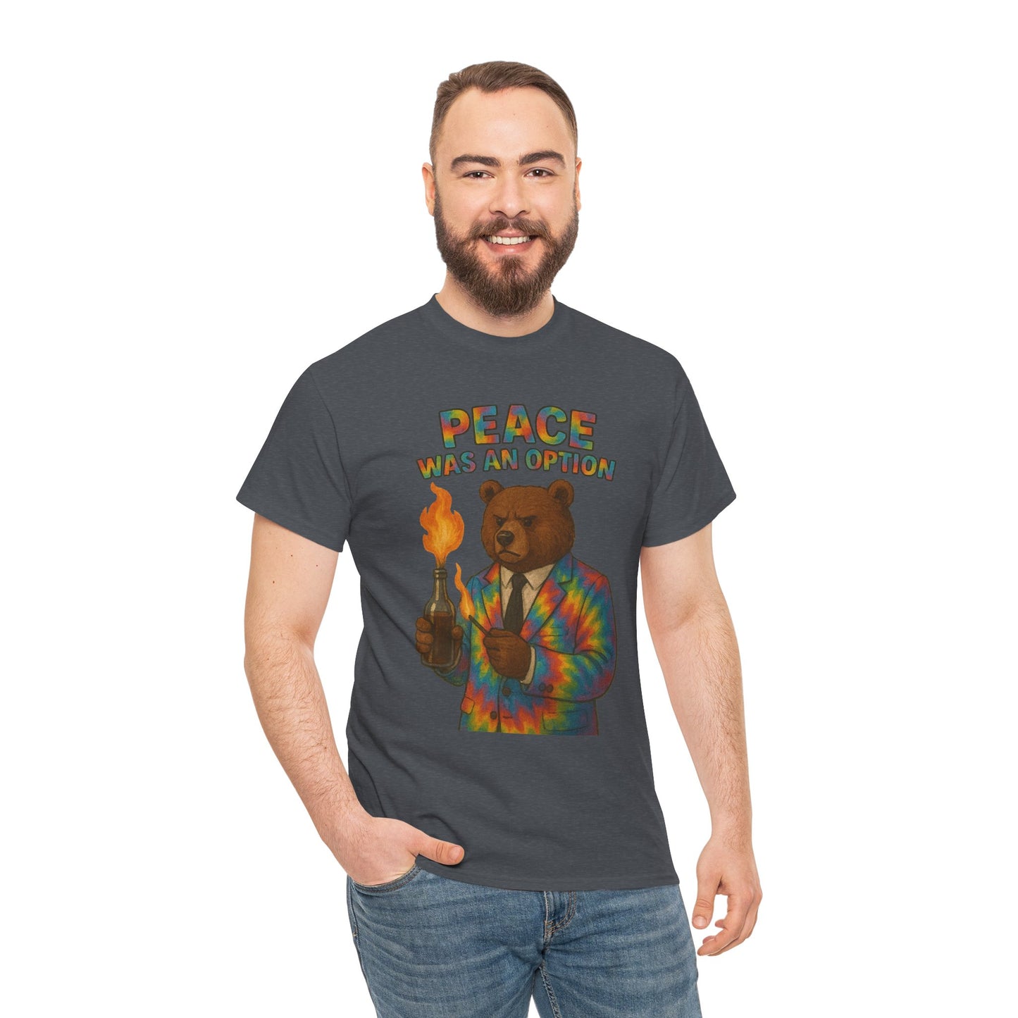 Peace Was an Option Bear T-Shirt