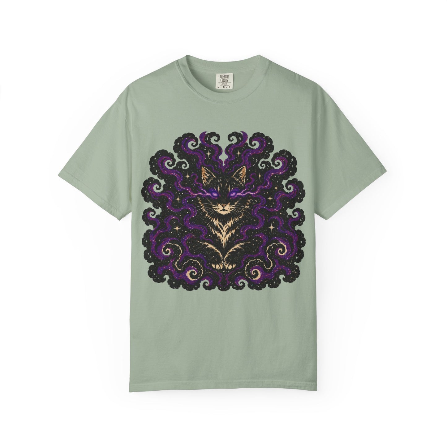 Astrological Mystic Portrait T-Shirt — 'Zora' Celestial Art Tee