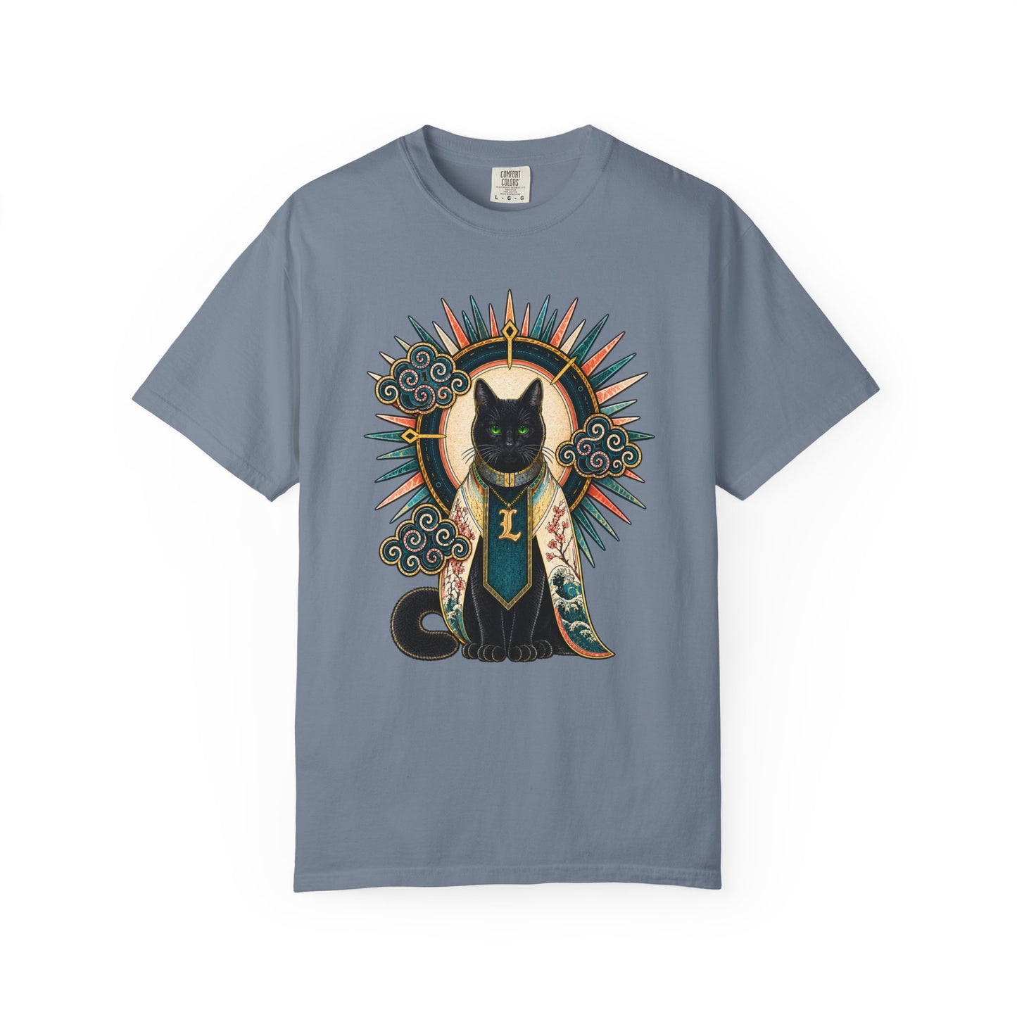 Mystic Black Cat T-Shirt — Occult Illustration Tee