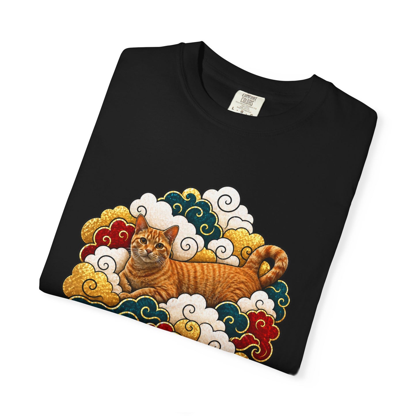 Tiger Cloud Tee — Vintage Asian-Inspired Tiger Art T-Shirt