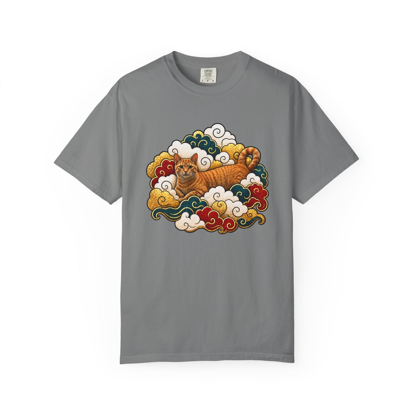 Tiger Cloud Tee — Vintage Asian-Inspired Tiger Art T-Shirt