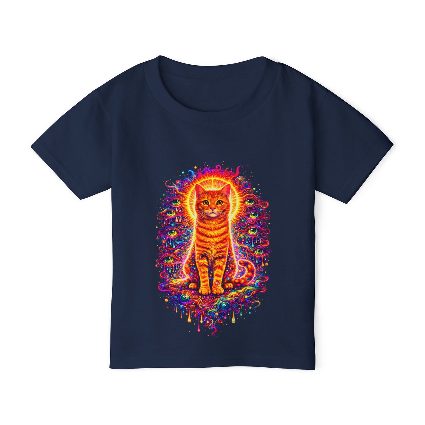 Toddler T-Shirt — Radiant Rainbow Cat Graphic Tee