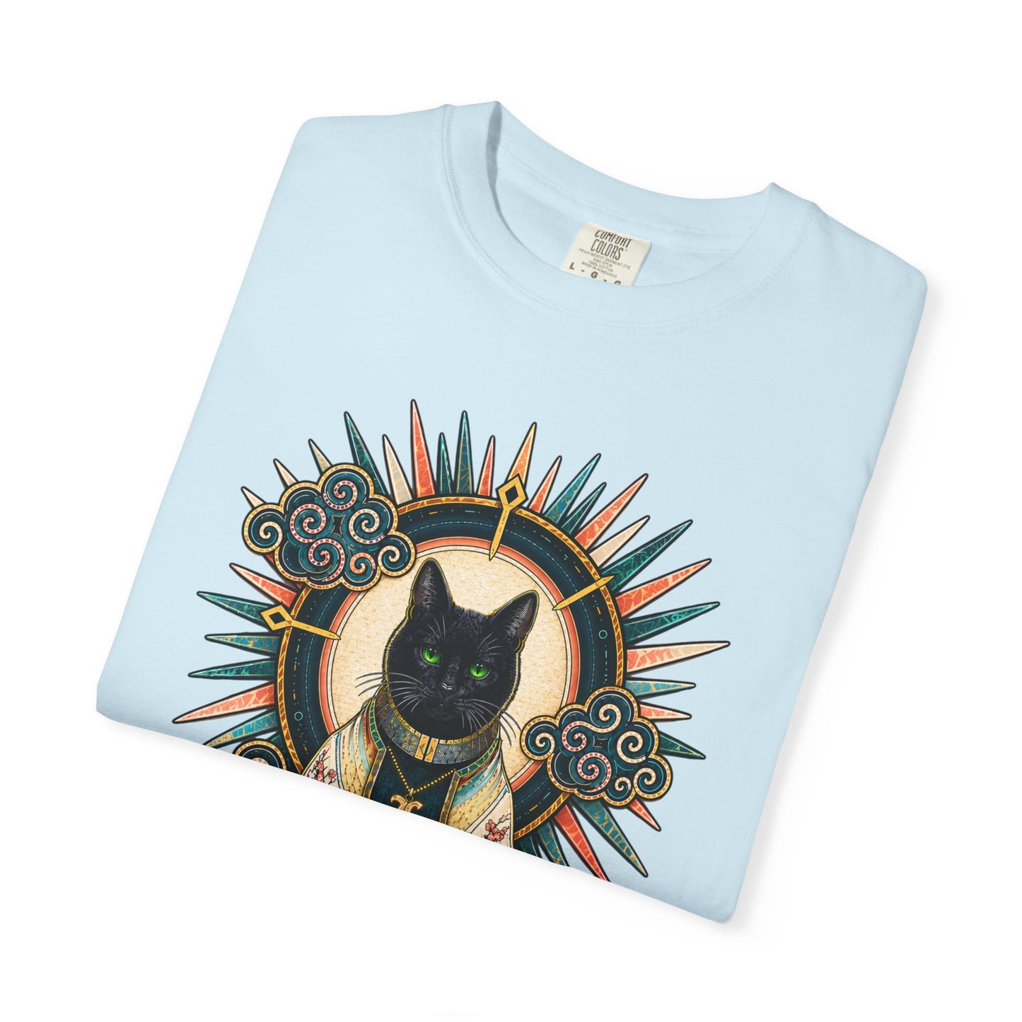 Mystic Black Cat T-Shirt — Occult Illustration Tee