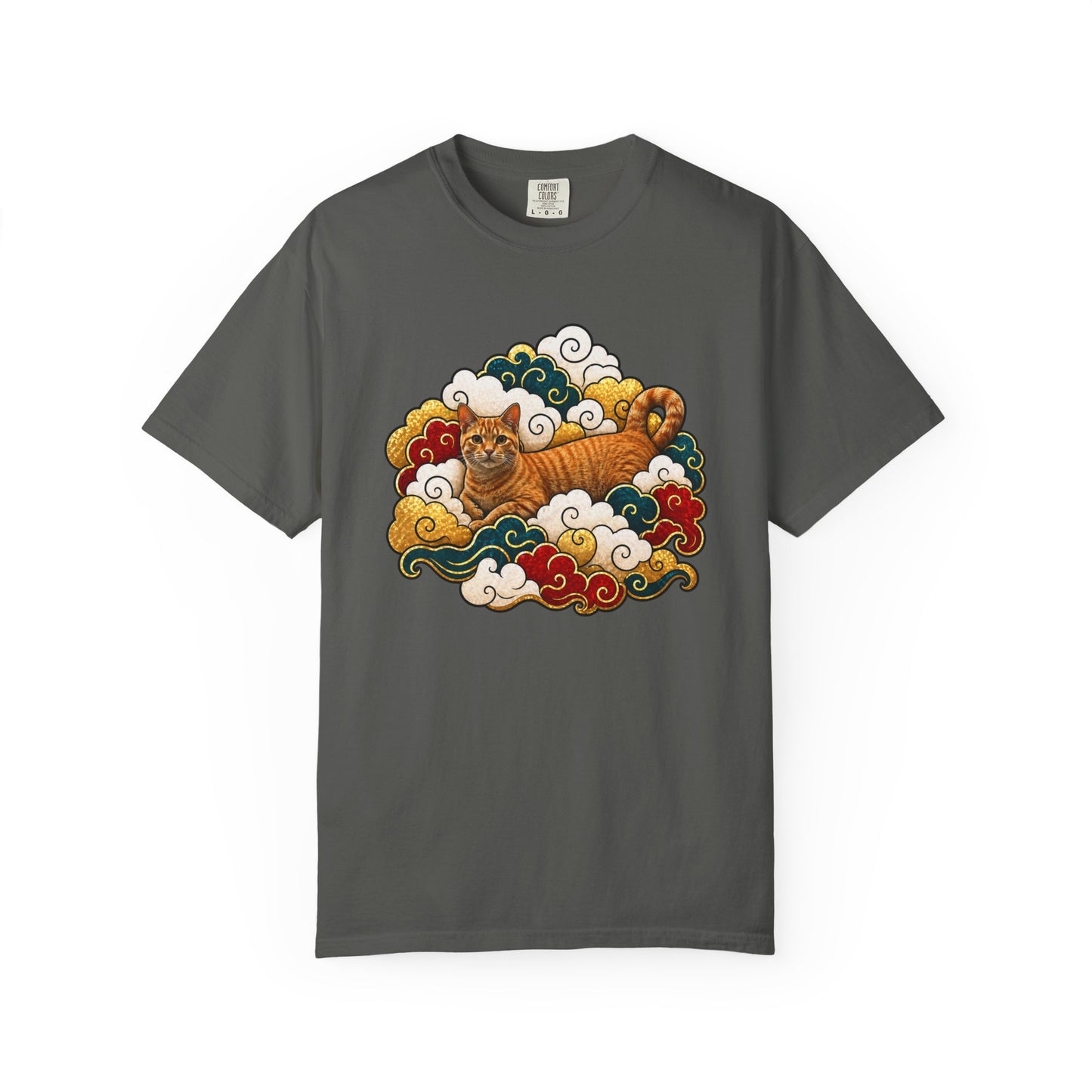 Tiger Cloud Tee — Vintage Asian-Inspired Tiger Art T-Shirt