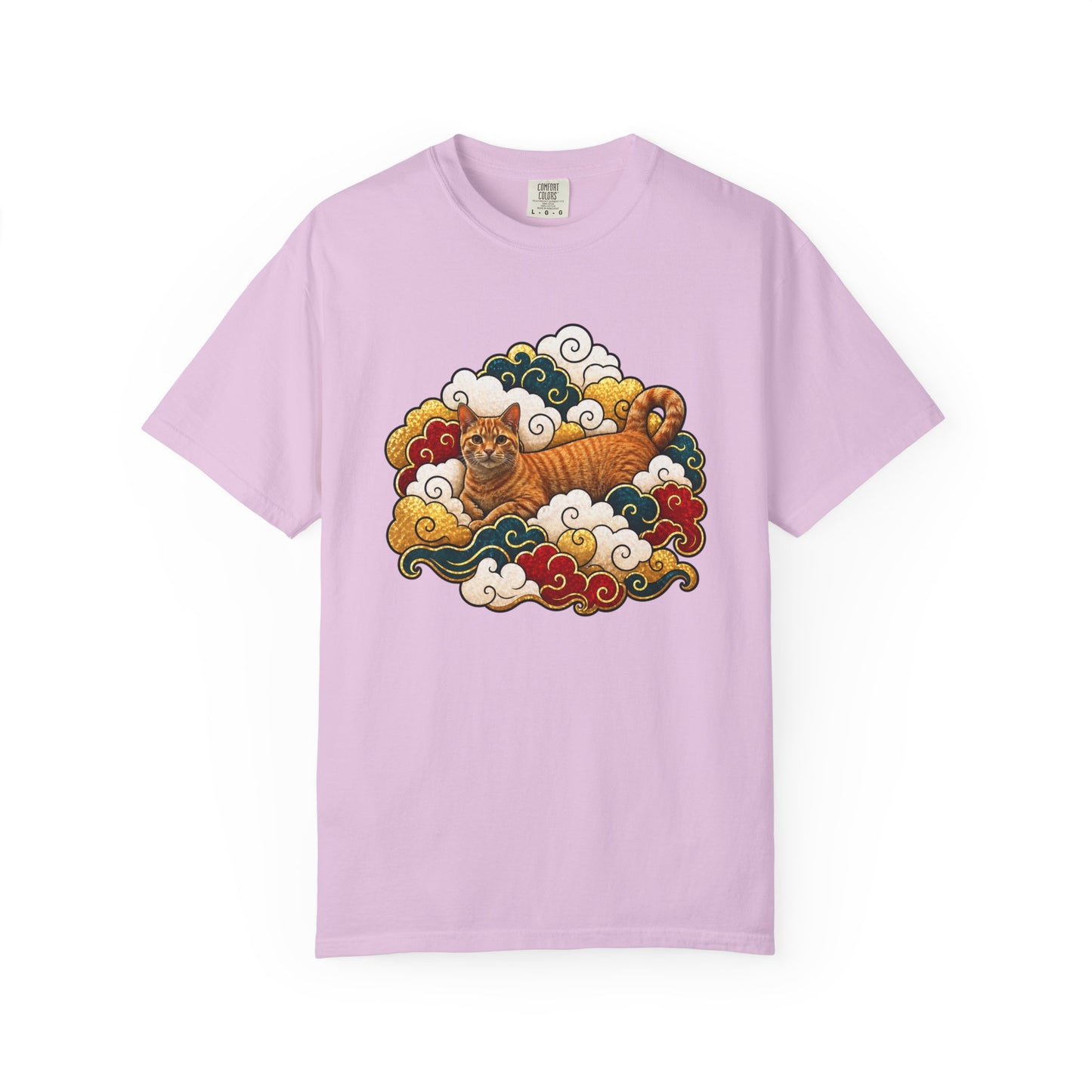 Tiger Cloud Tee — Vintage Asian-Inspired Tiger Art T-Shirt