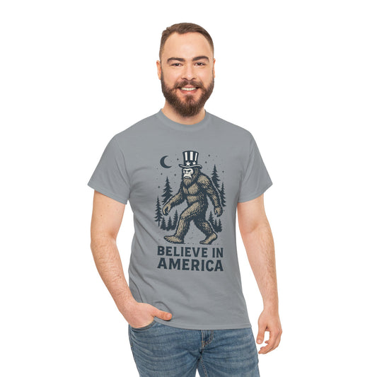 Believe in America Bigfoot T-Shirt