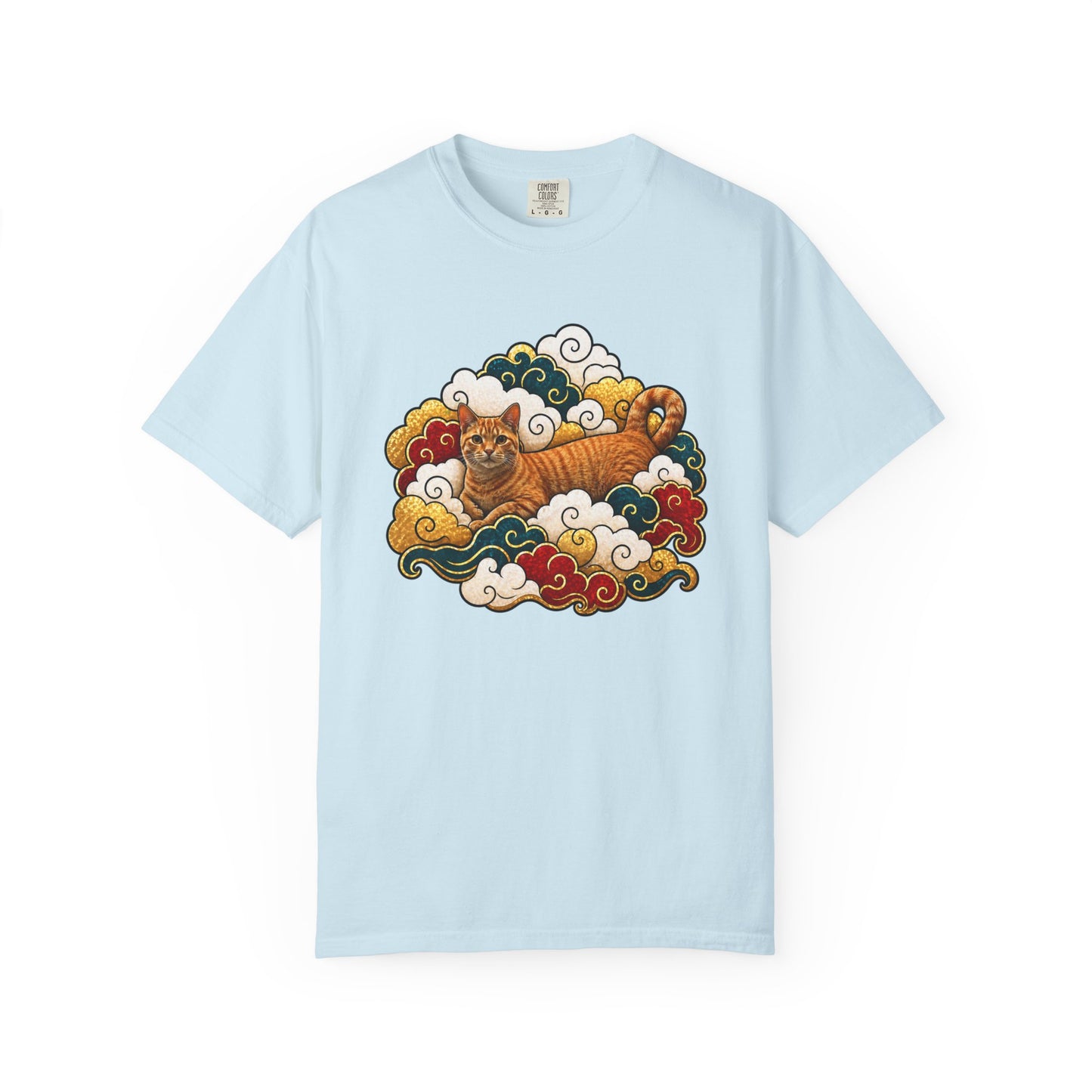 Tiger Cloud Tee — Vintage Asian-Inspired Tiger Art T-Shirt