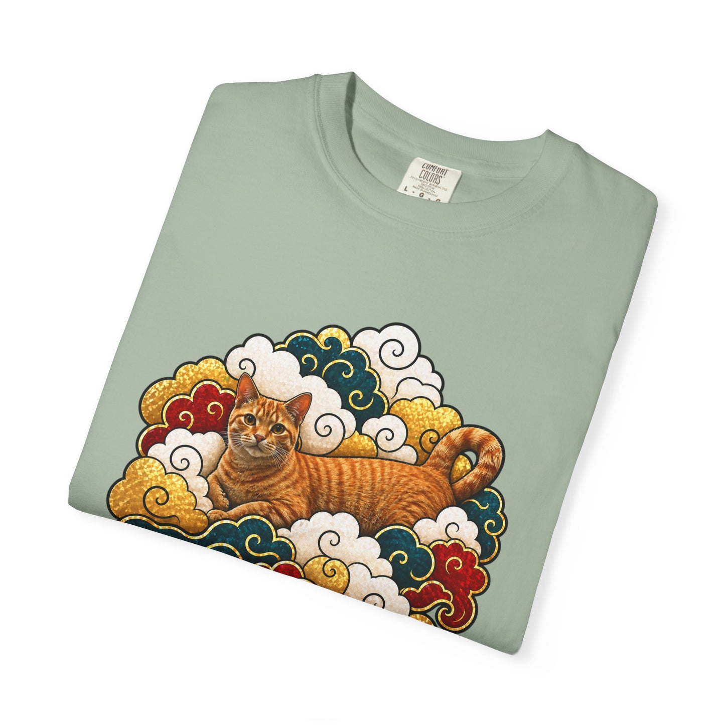 Tiger Cloud Tee — Vintage Asian-Inspired Tiger Art T-Shirt