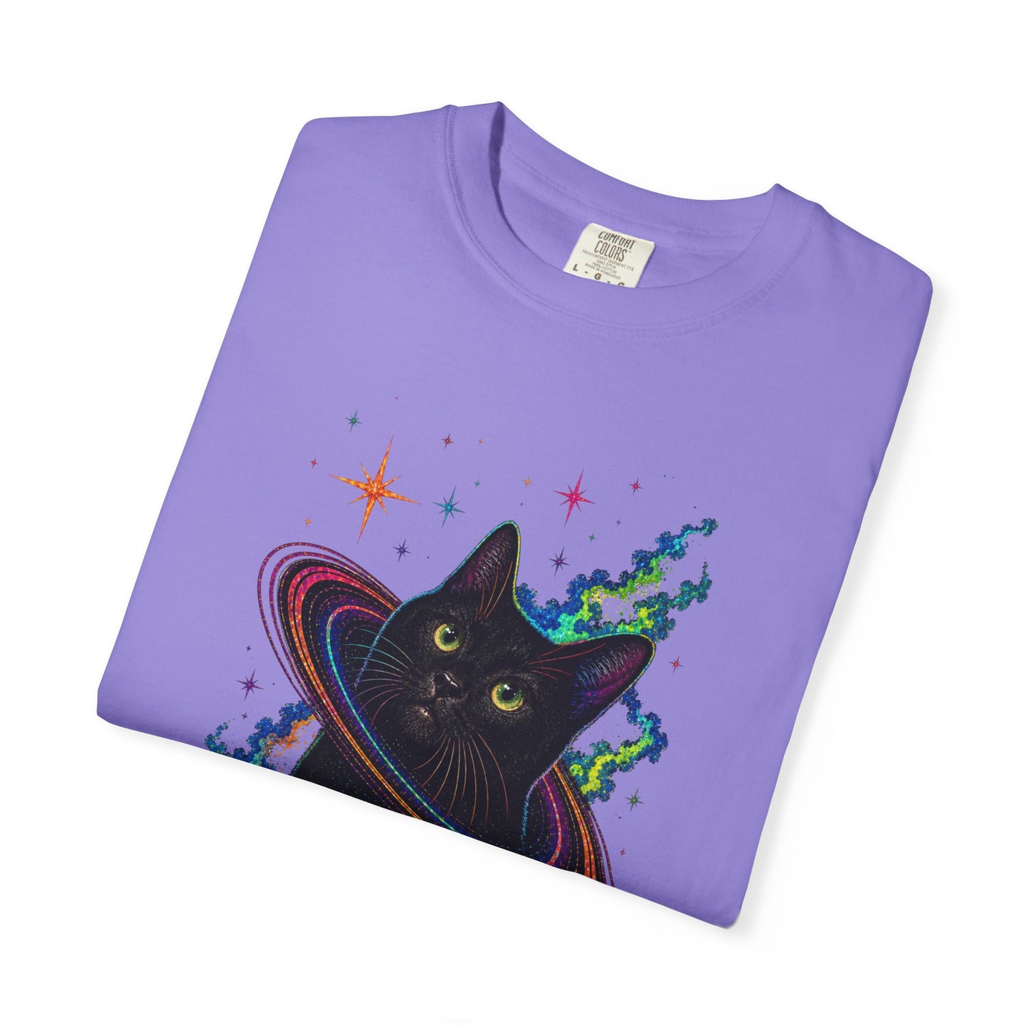 Cosmic Cat Planet T-Shirt