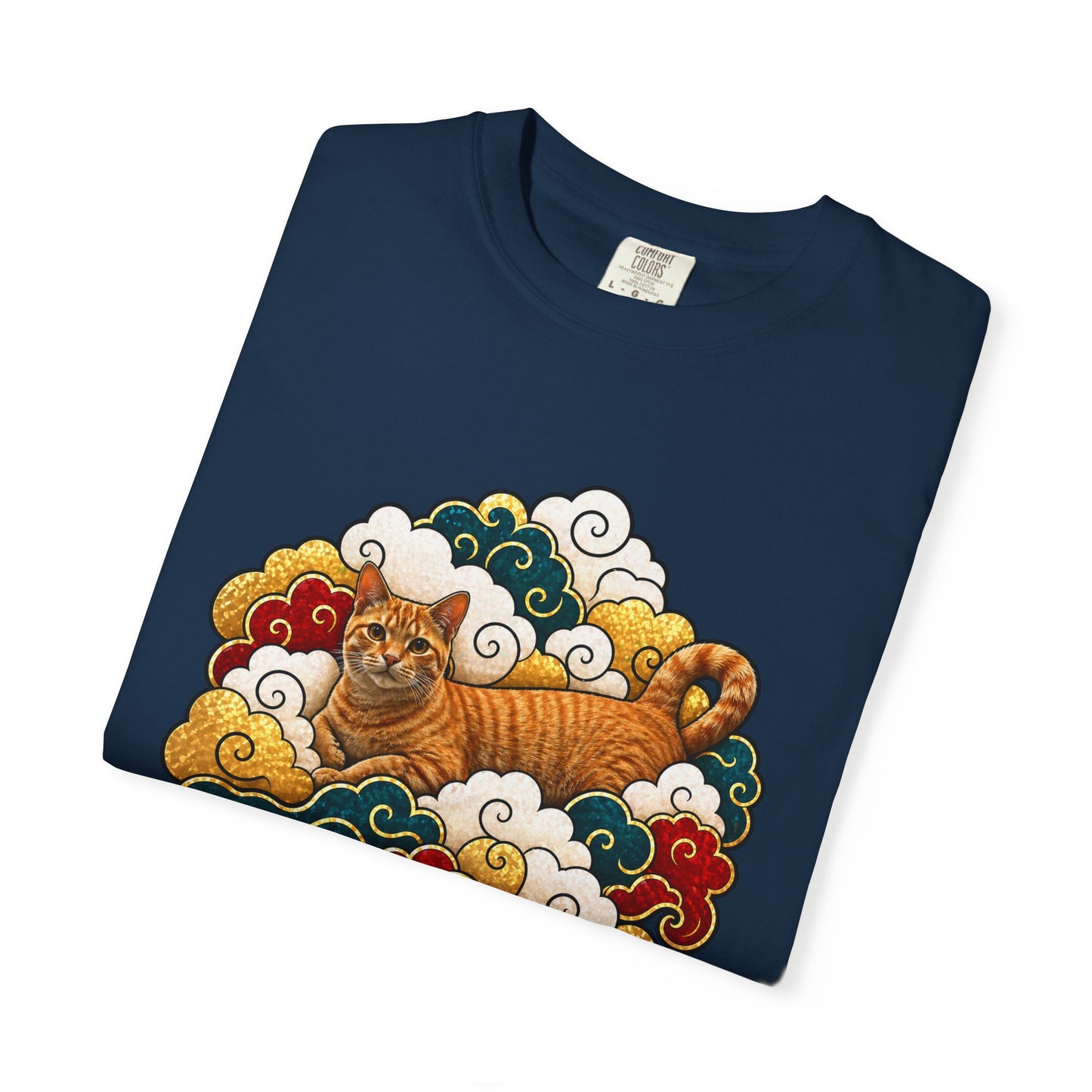 Tiger Cloud Tee — Vintage Asian-Inspired Tiger Art T-Shirt