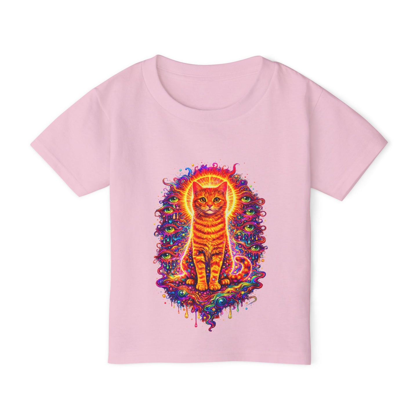 Toddler T-Shirt — Radiant Rainbow Cat Graphic Tee