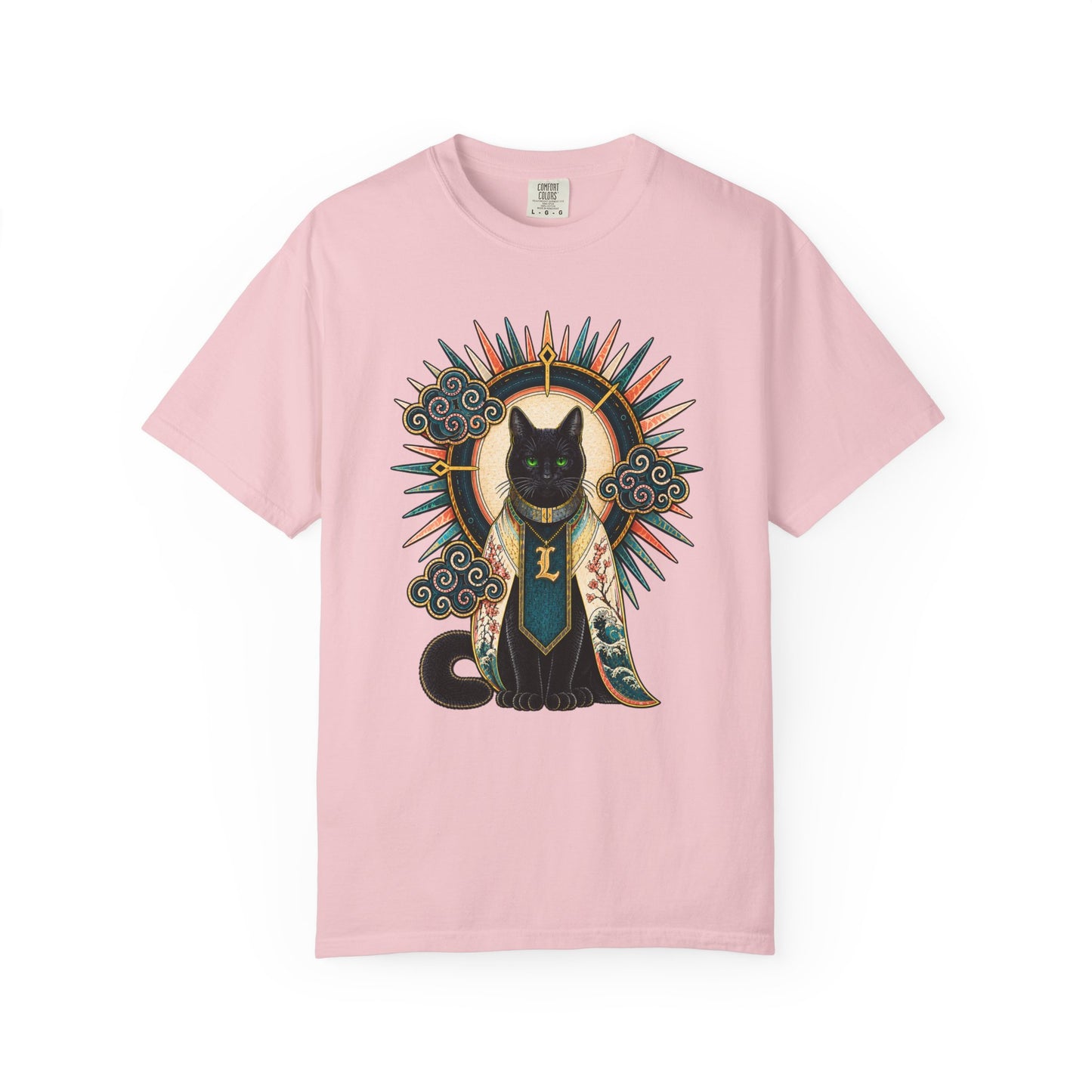 Mystic Black Cat T-Shirt — Occult Illustration Tee