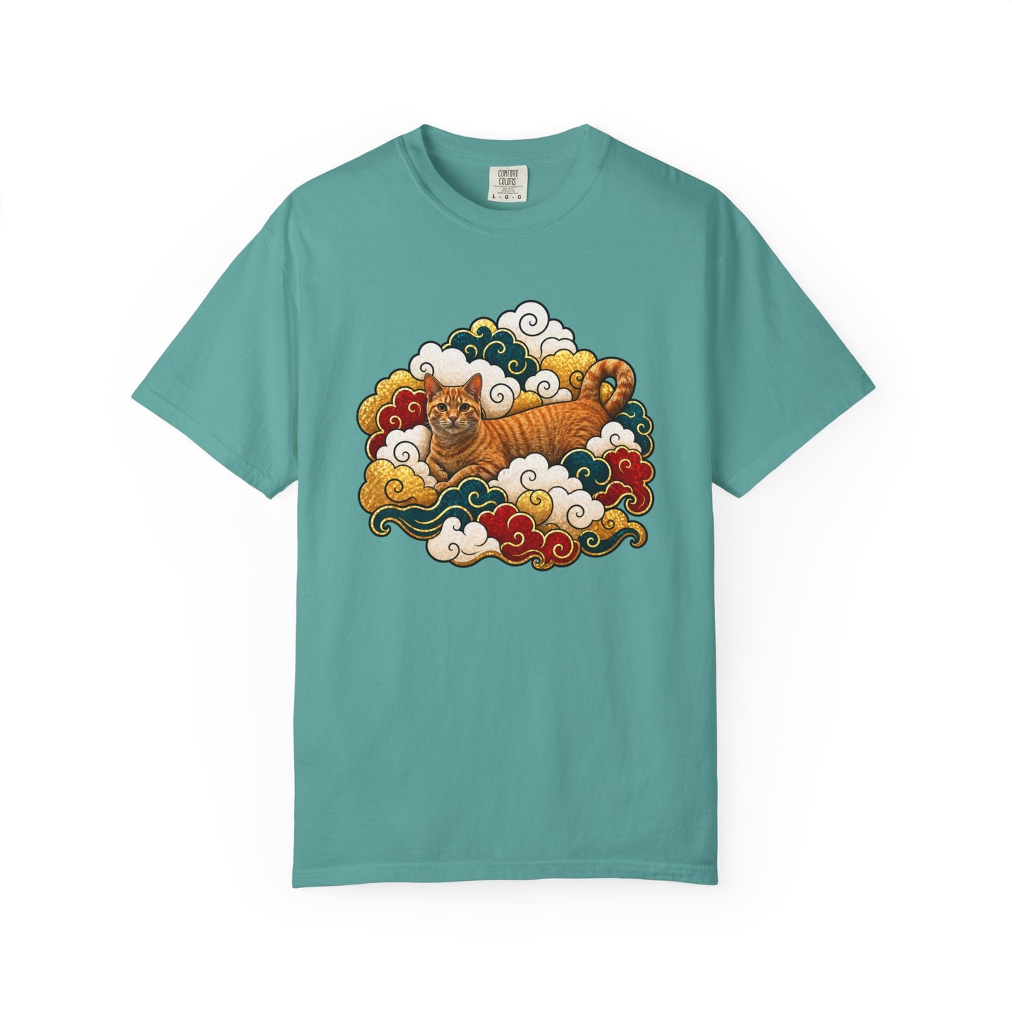 Tiger Cloud Tee — Vintage Asian-Inspired Tiger Art T-Shirt