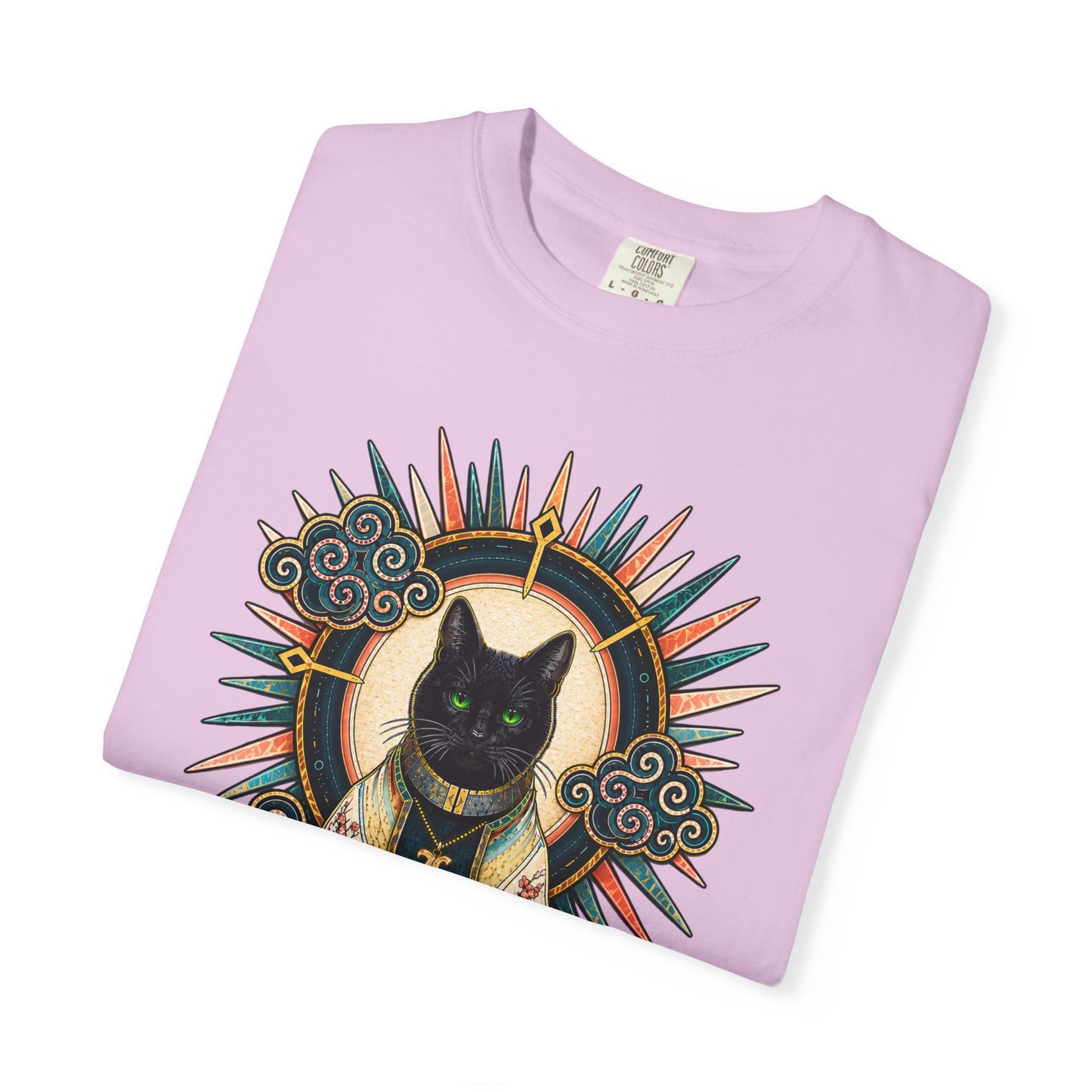 Mystic Black Cat T-Shirt — Occult Illustration Tee