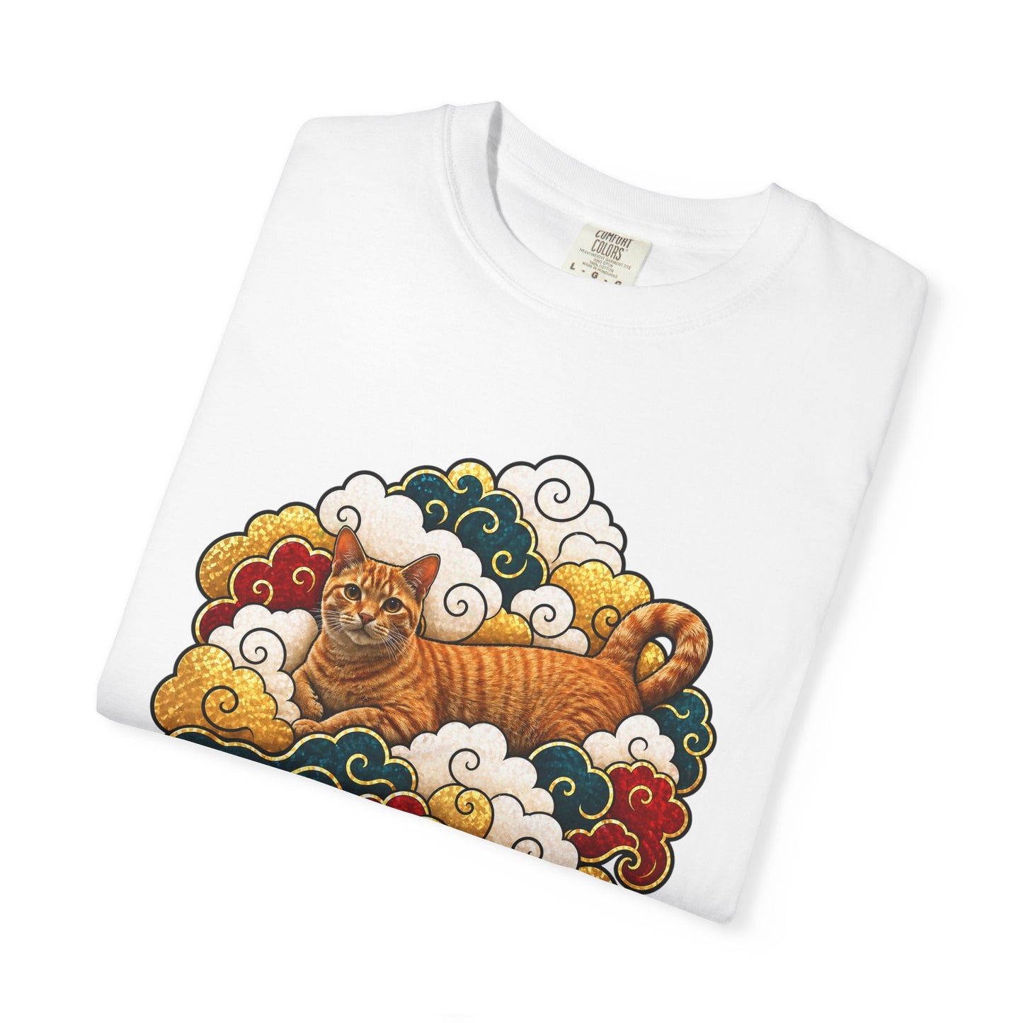 Tiger Cloud Tee — Vintage Asian-Inspired Tiger Art T-Shirt