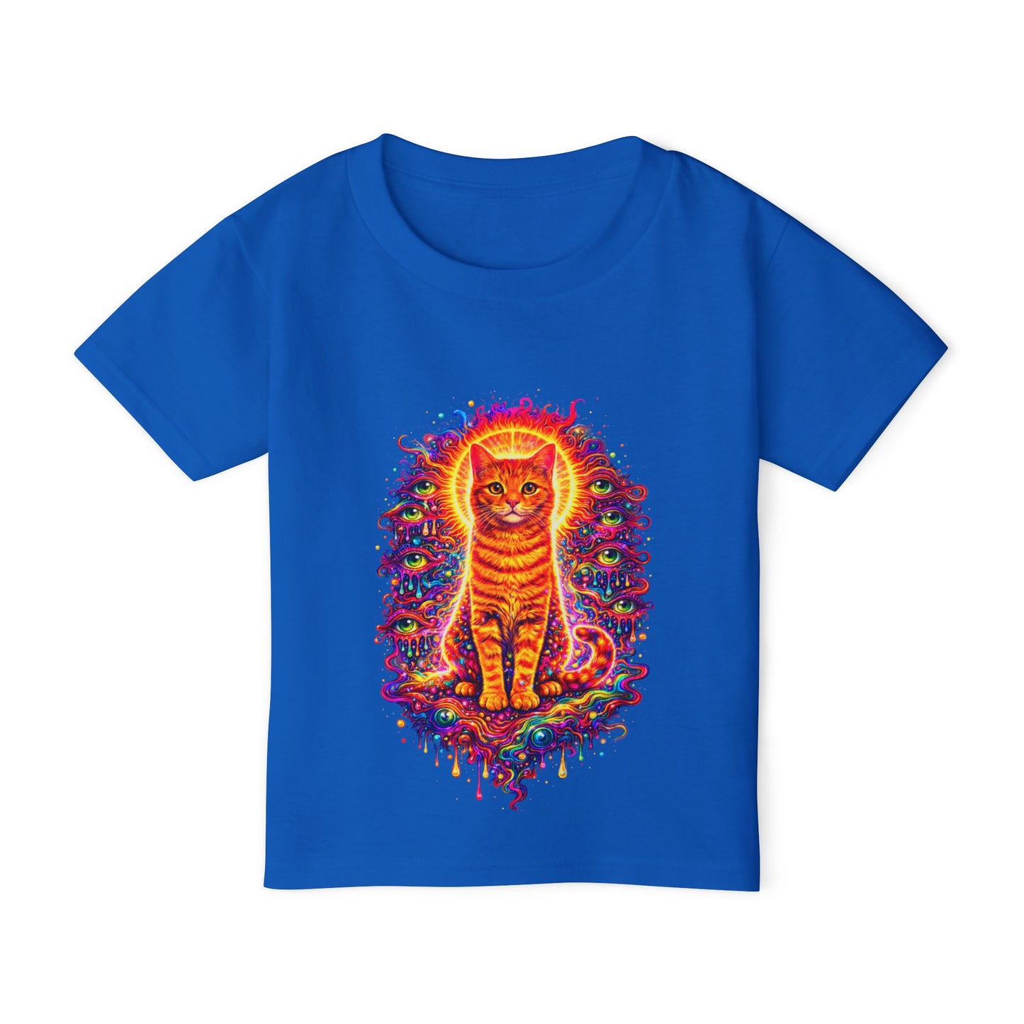 Toddler T-Shirt — Radiant Rainbow Cat Graphic Tee