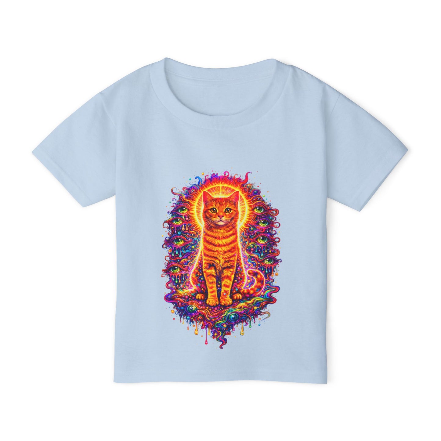 Toddler T-Shirt — Radiant Rainbow Cat Graphic Tee