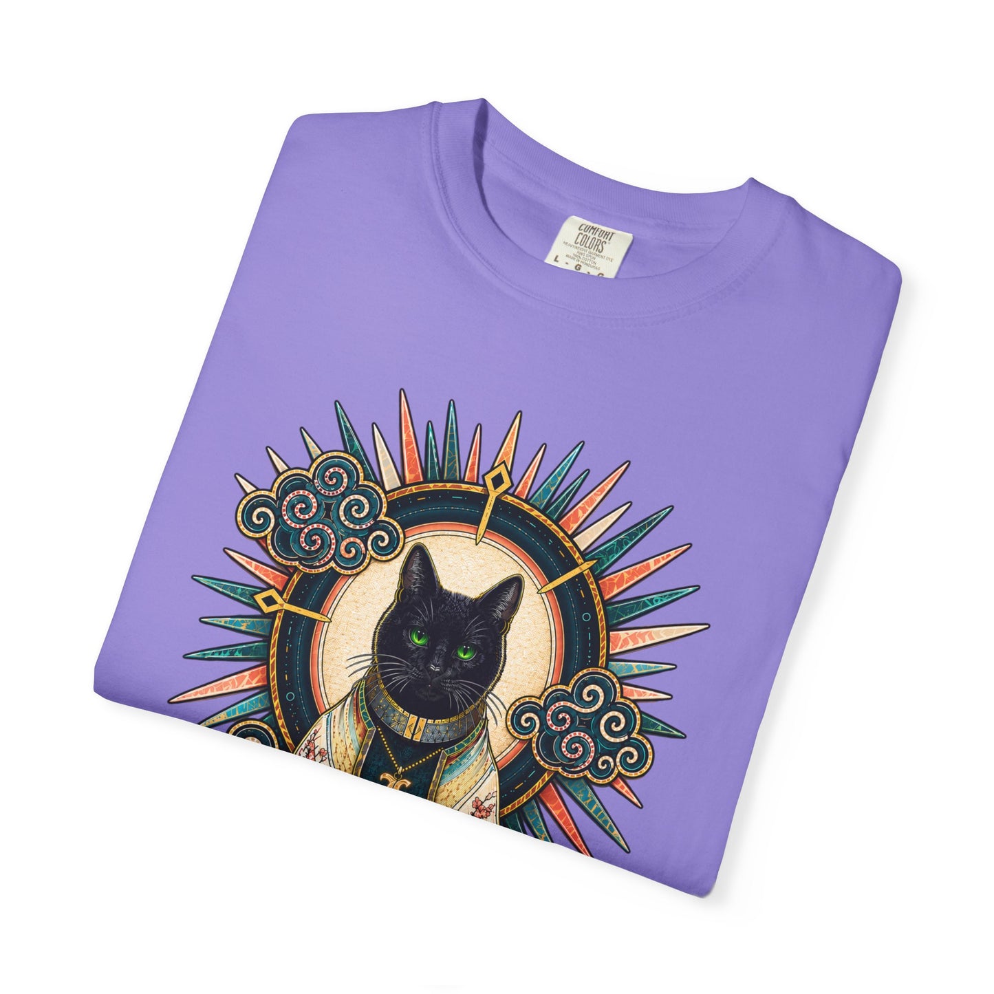 Mystic Black Cat T-Shirt — Occult Illustration Tee