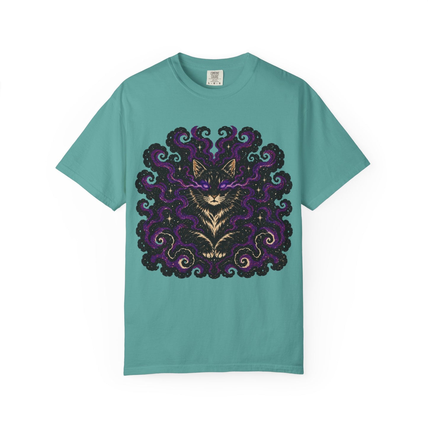 Astrological Mystic Portrait T-Shirt — 'Zora' Celestial Art Tee