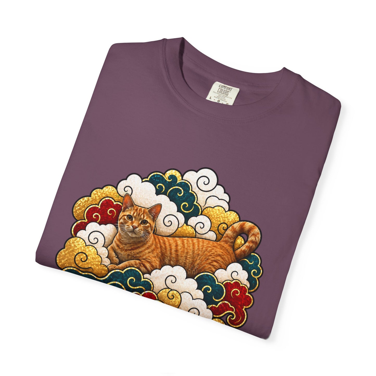 Tiger Cloud Tee — Vintage Asian-Inspired Tiger Art T-Shirt