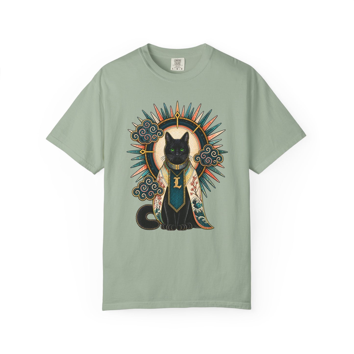 Mystic Black Cat T-Shirt — Occult Illustration Tee